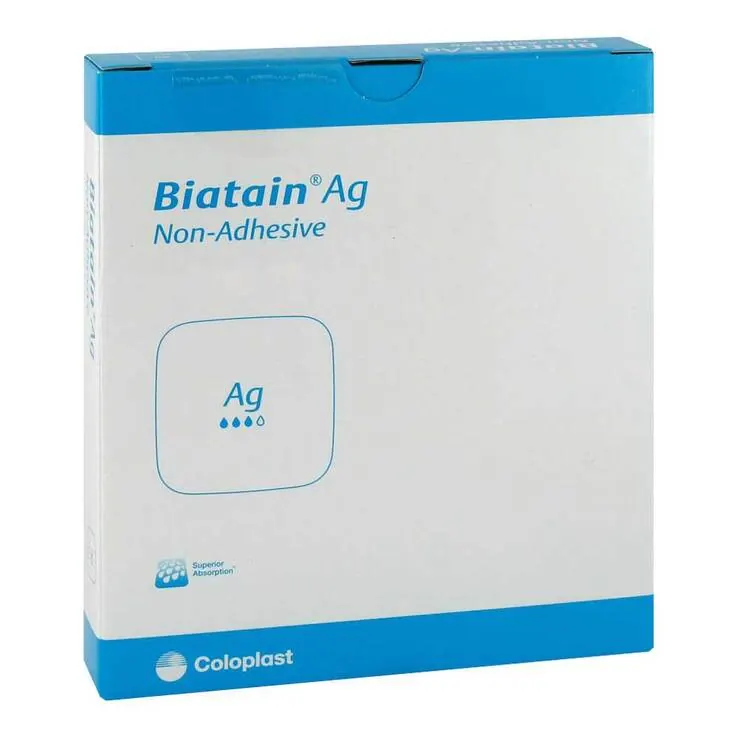 Biatain Ag Schaumverband 10x20cm nicht haftend, 5 St