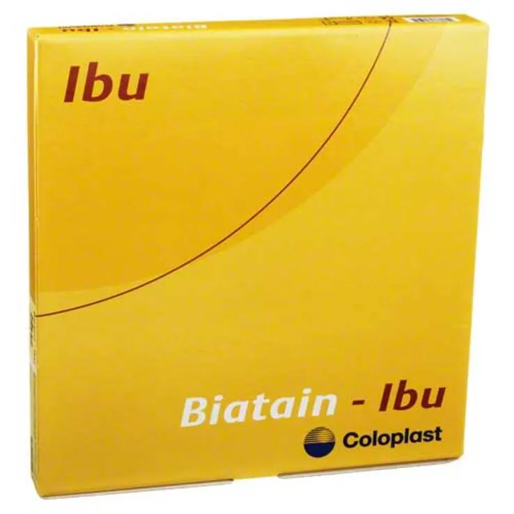 Biatain Ibu Schaumverband 20x20 cm nicht haftend, 5 St