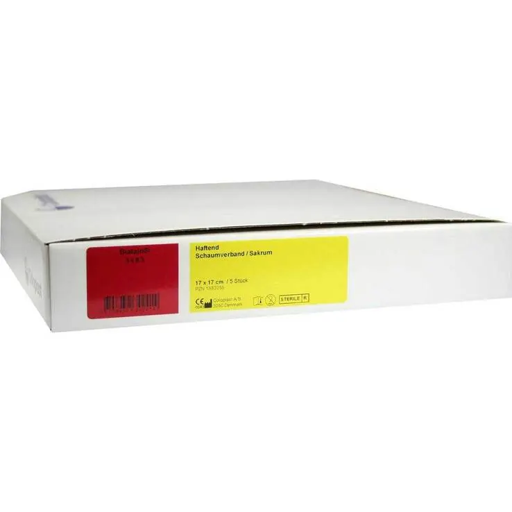Biatain Schaumverband Sakrum 17x17 cm, 5 St