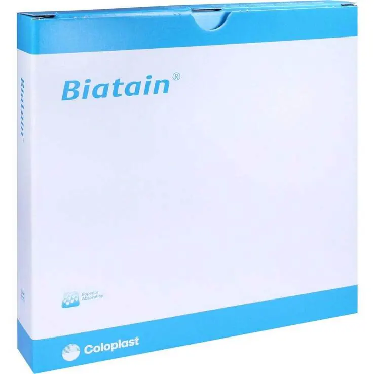 Biatain Silicone Ag Schaumverband 15x15 cm, 5 St