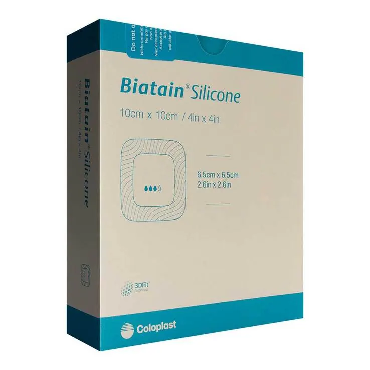 Biatain Silicone Schaumverband 10x10 cm, 10 St