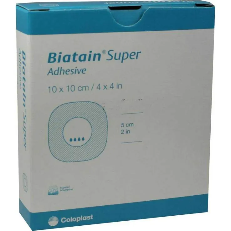 Biatain Super selbst-haftend Superabs.10x10 cm, 10 St