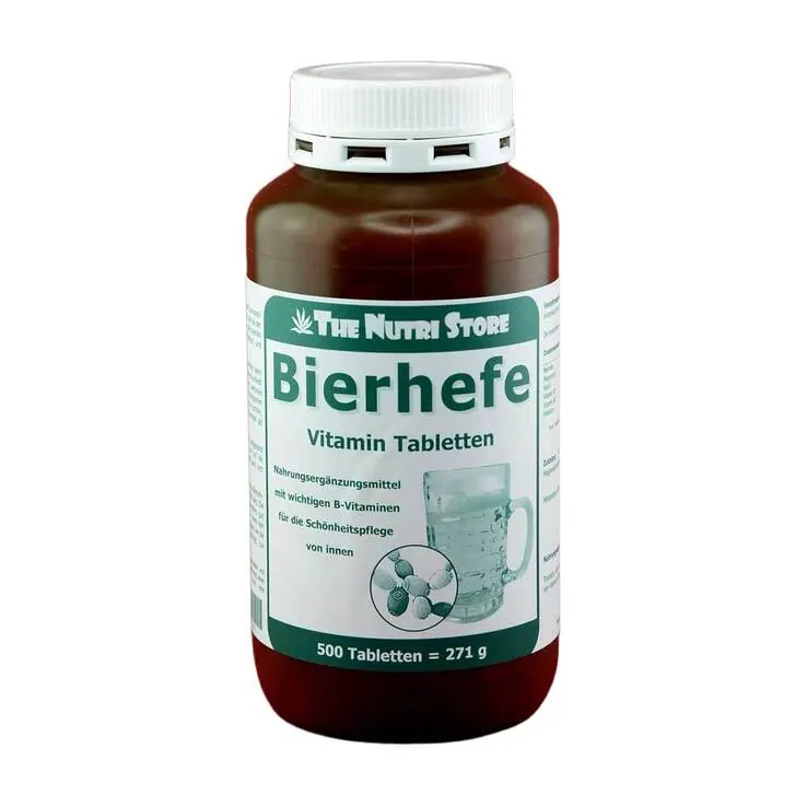 Bierhefe 500 mg Vitamin Tabletten, 500 St