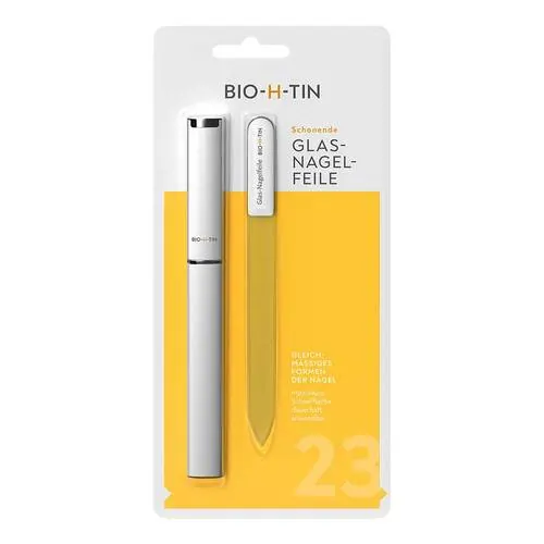 Bio-H-Tin Glas Nagelfeile, 1 St