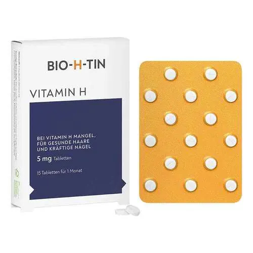 Bio-H-Tin Vitamin H 5 mg für 1 Monat Tabletten, 15 St