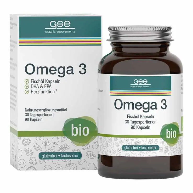 Bio Omega 3 Fischöl Kapseln, 90 St