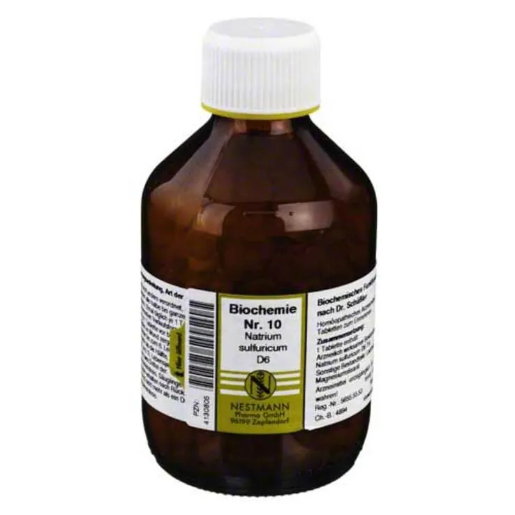 Biochemie 10 Natrium sulfuricum D 6 Tabletten, 1000 St