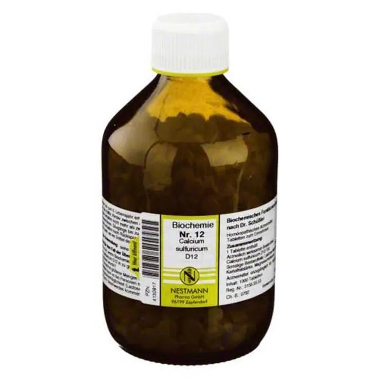 Biochemie 12 Calcium sulfuricum D 12 Tabletten, 1000 St