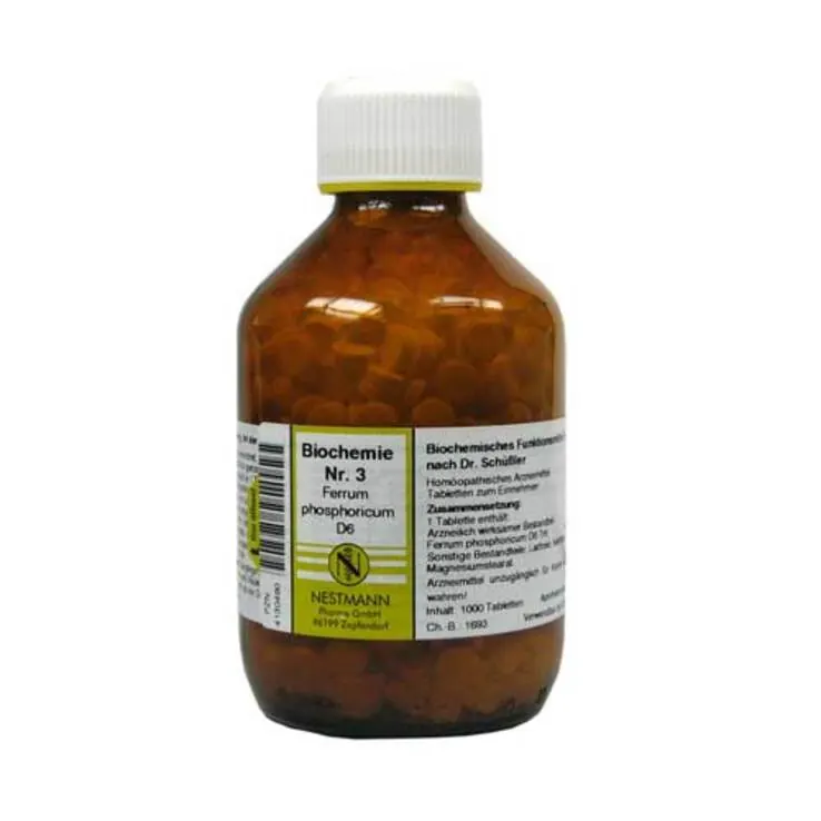 Biochemie 3 Ferrum phosphoricum D 6 Tabletten, 1000 St