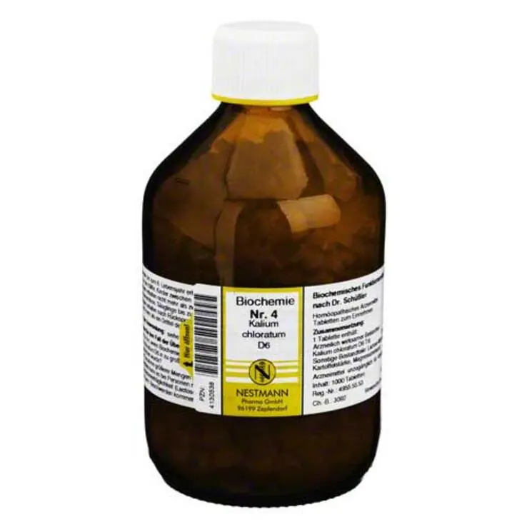 Biochemie 4 Kalium chloratum D 6 Tabletten, 1000 St
