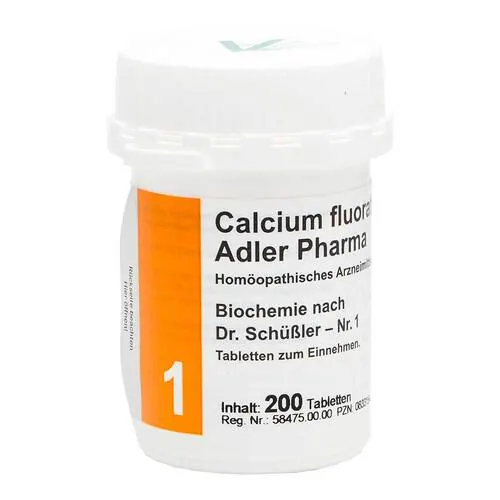 BIOCHEMIE Adler 1 Calcium fluoratum D 12 Tabletten, 200 St