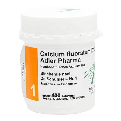 Biochemie Adler 1 Calcium fluoratum D 12 Tabletten, 400 St