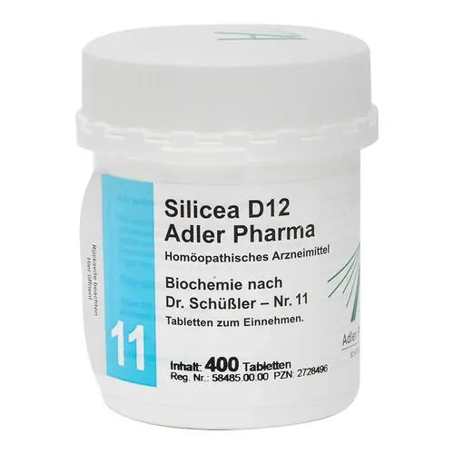 BIOCHEMIE Adler 11 Silicea D 12 Tabletten, 400 St