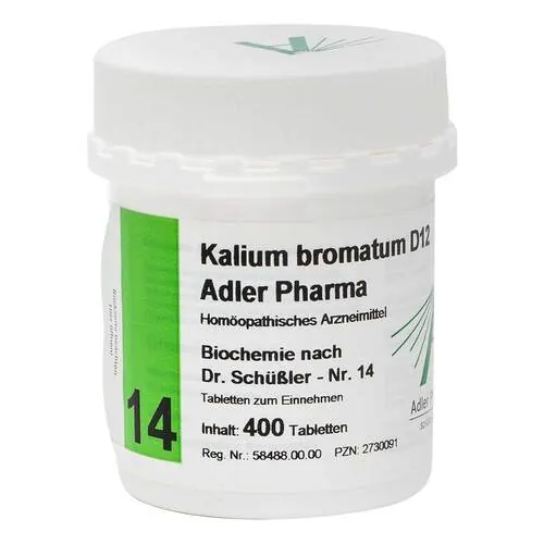 Biochemie Adler 14 Kalium bromatum D 12 Tabletten, 400 St