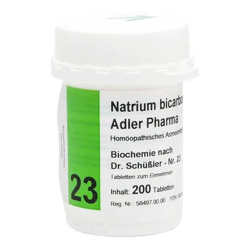 Biochemie Adler 23 Natrium bicarbonicum D 12 Tabletten , 200 St