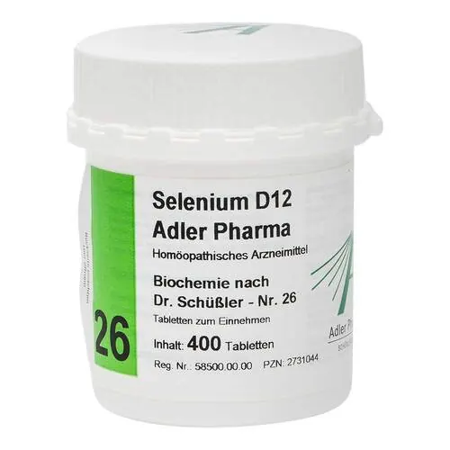 Biochemie Adler 26 Selenium D 12 Tabletten, 400 St