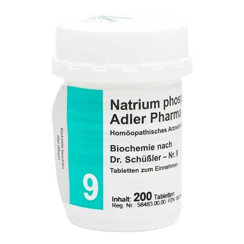 Biochemie Adler 9 Natrium phosphoricum D 6 Tabletten , 200 St