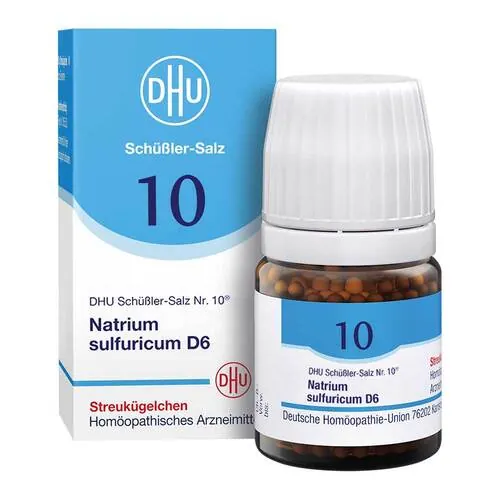 Biochemie Dhu 10 Natrium sulfuricum D 6 Globuli, 10 g