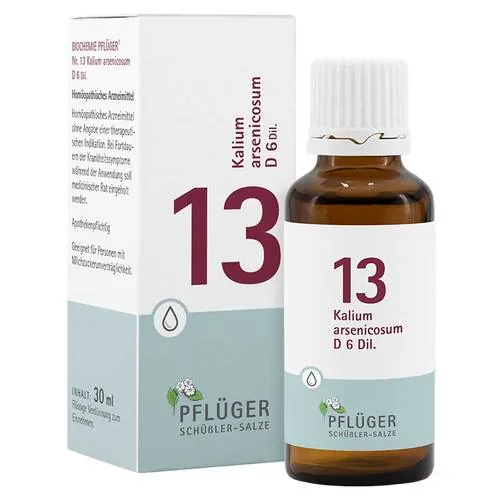 Biochemie Pflüger 13 Kalium arsenicosum D 6 Tropf., 30 ml