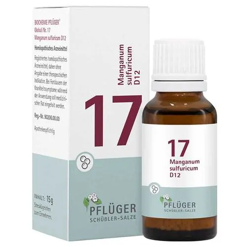 Biochemie Pflüger 17 Manganum sulfuricum D 12 Gl., 15 g