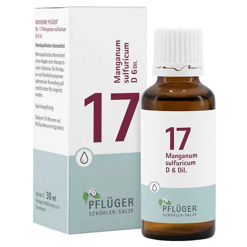 Biochemie Pflüger 17 Manganum sulfuricum D 6 Tro., 30 ml