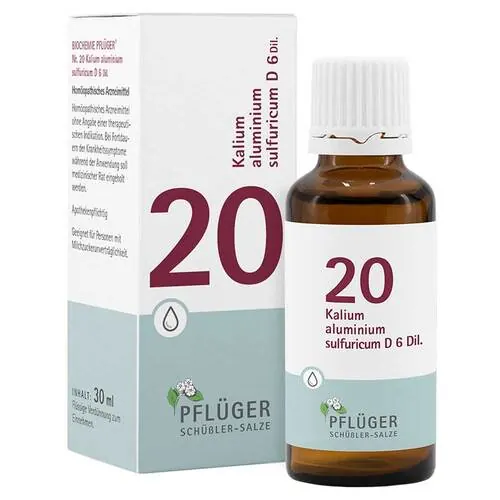 Biochemie Pflüger 20 Kalium alumin.sulfuricum D 6 Tro., 30 ml