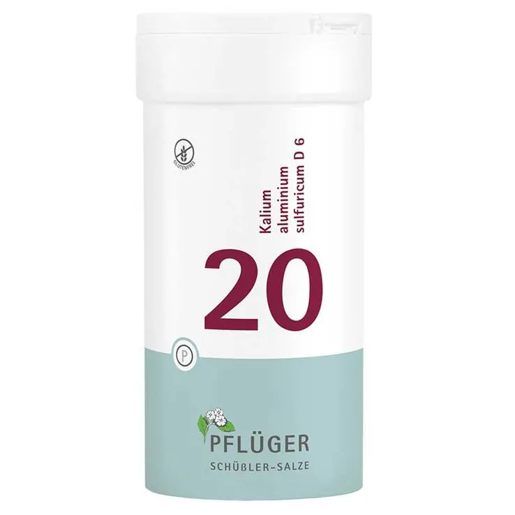 Biochemie Pflüger 20 Kalium aluminium sulfuricum D 6 Tabletten, 400 St