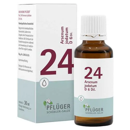 Biochemie Pflüger 24 Arsenum jodatum D 6 Tropfen, 30 ml