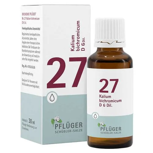 Biochemie Pflüger 27 Kalium bichromicum D 6 Tropf., 30 ml