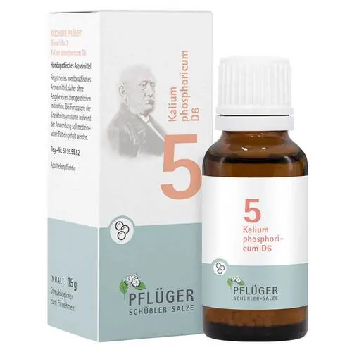 Biochemie Pflüger 5 Kalium phosphoricum D 6 Globuli , 15 g