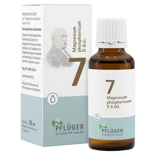 Biochemie Pflüger 7 Magnesium phosphoricum D 6 Tro, 30 ml