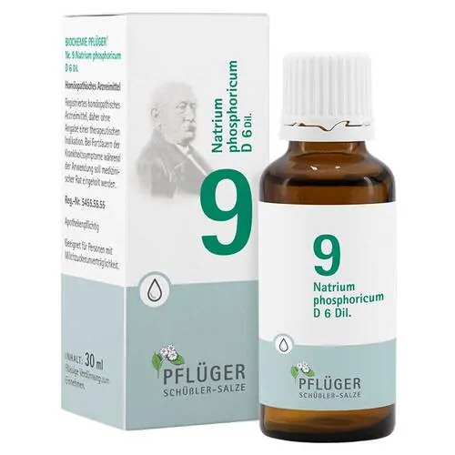 Biochemie Pflüger 9 Natrium phosphoricum D 6 Tro., 30 ml