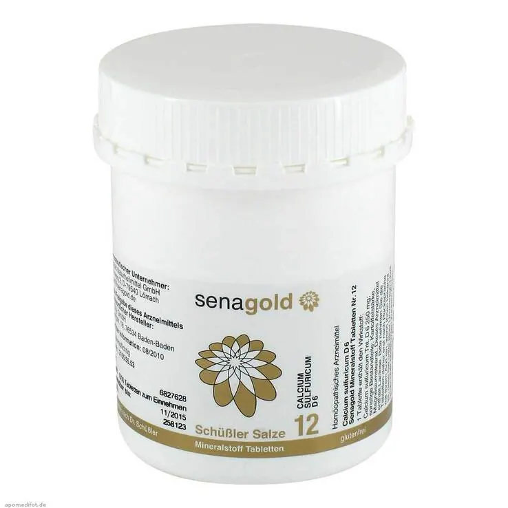 Biochemie Senagold 12 Calcium sulfuricum D 6 Tabletten, 1000 St
