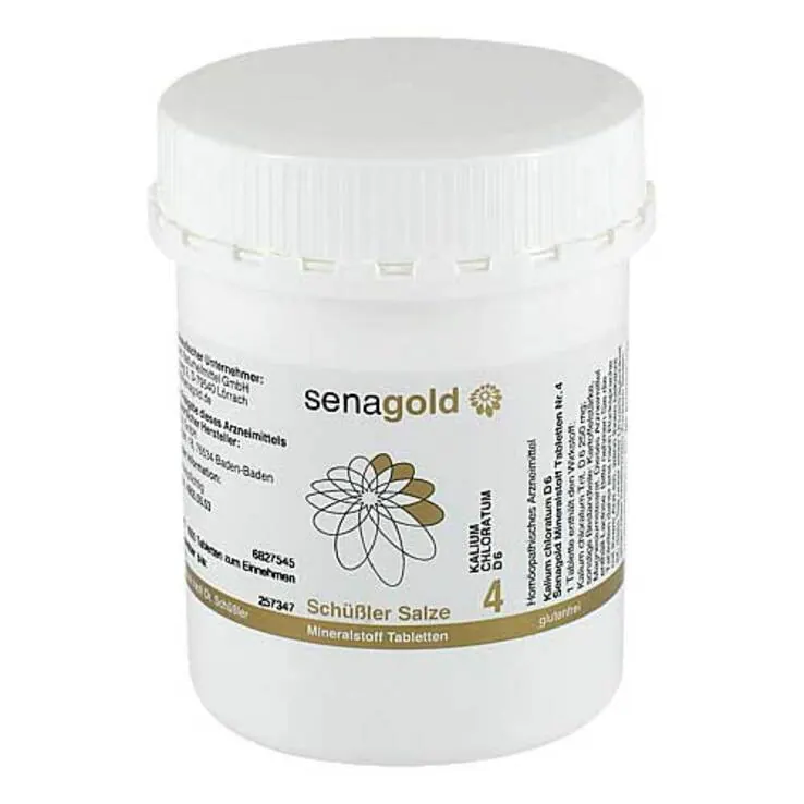 Biochemie Senagold 4 Kalium chloratum D 6 Tabletten, 1000 St