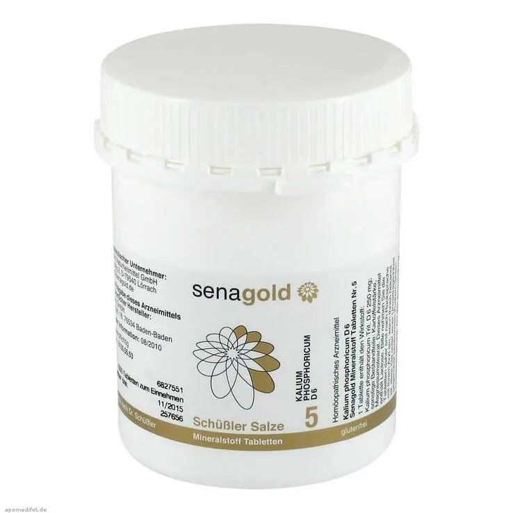 Biochemie Senagold 5 Kalium phosphoricum D 6 Tabletten, 1000 St