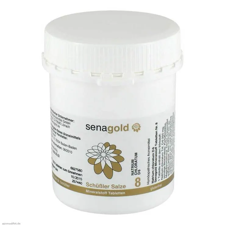Biochemie Senagold 8 Natrium chloratum D 6 Tabletten, 1000 St