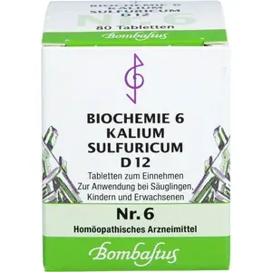 BIOCHEMIE6KaliumsulfuricumD12Tabletten80St