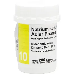 BIOCHEMIEAdler10NatriumsulfuricumD6Tabl.200St