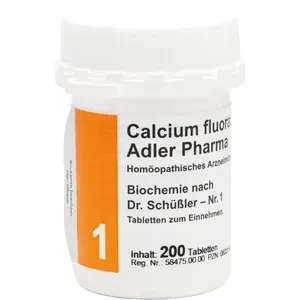 BIOCHEMIEAdler1CalciumfluoratumD12Tabletten200St