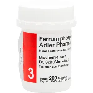 BIOCHEMIEAdler3FerrumphosphoricumD12Tabl.200St