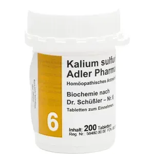 BIOCHEMIEAdler6KaliumsulfuricumD6Tabletten200St