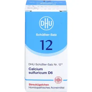 BIOCHEMIEDHU12CalciumsulfuricumD6Globuli10g
