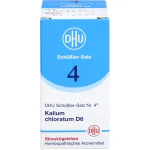 BIOCHEMIEDHU4KaliumchloratumD6Globuli10g