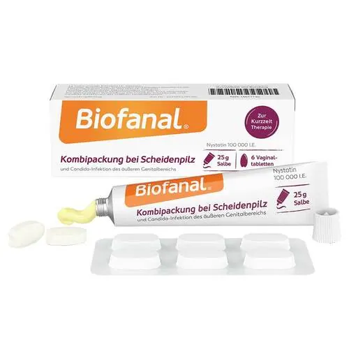 Biofanal Kombipackung b.Scheidenpilz Vagtab. + Salbe, 1 P