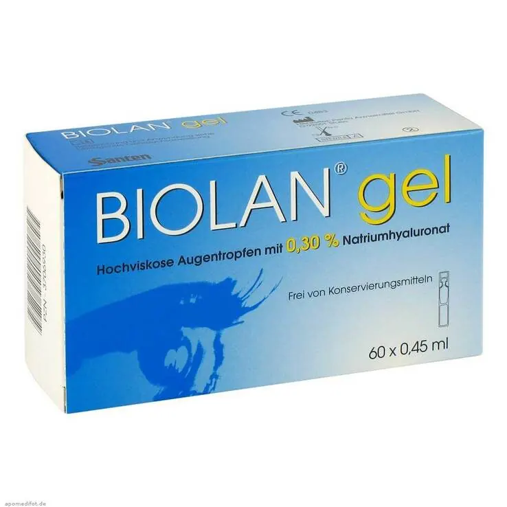 BIOLAN® gel Augentropfen, 60X0.45 ml
