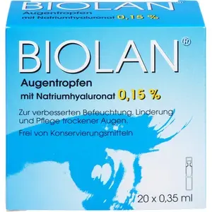 BIOLANAugentropfenEinzeldosispipetten20X0,35ml