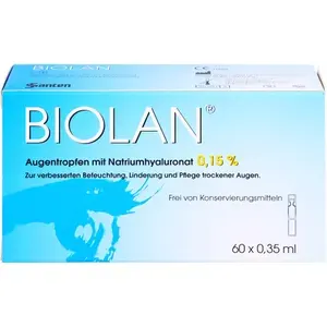 BIOLANAugentropfenEinzeldosispipetten60X0,35ml