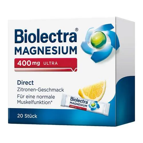 Biolectra Magnesium 400 mg ultra Direct Zitrone, 20 St