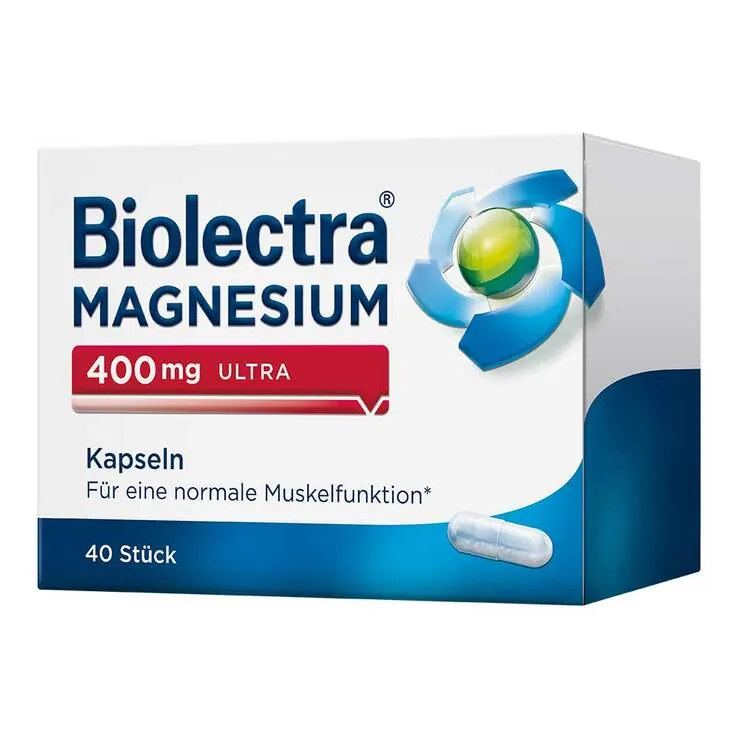 Biolectra Magnesium 400 mg ultra Kapseln, 40 St
