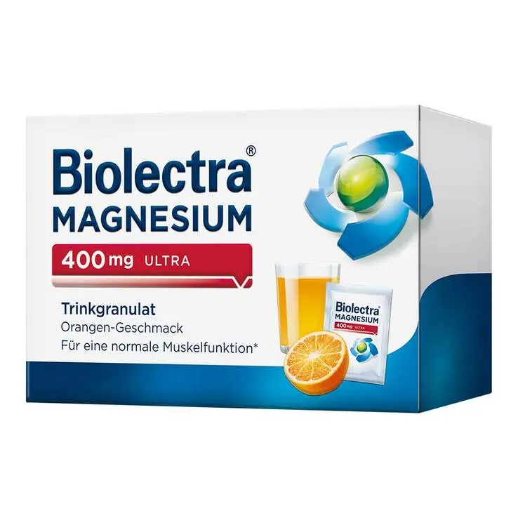 Biolectra Magnesium 400 mg ultra Trinkgranulat Orange, 40 St